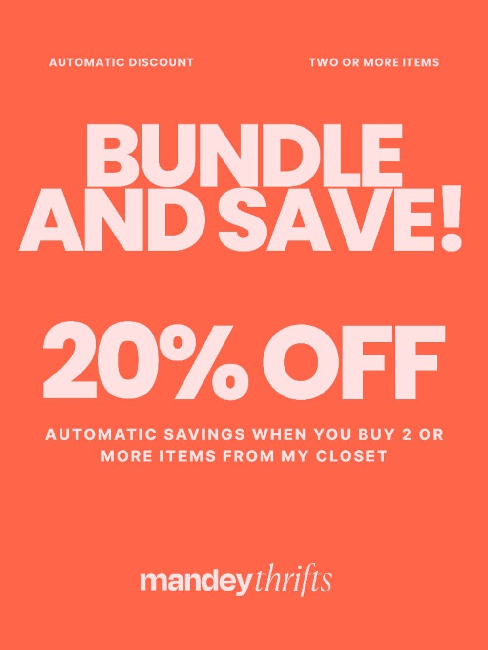 ✨ BUY 2 ITEMS GET 20% OFF! ✨